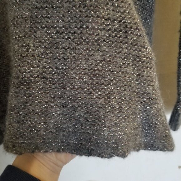 Eileen Fisher Open Knit Dolman Alpaca Wool Sweater - Picture 4 of 6